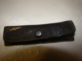 Leren etuitje met hairpins
