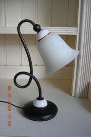 Italiaanse tafellamp met porcelein kleur "moro"