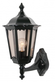 Buitenlamp wand serie Cartella II in zwart leverbaar nr: FL2060