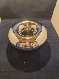 Afgeplatte spiegelbol zilver GT4 dia-28cm nr SP1508