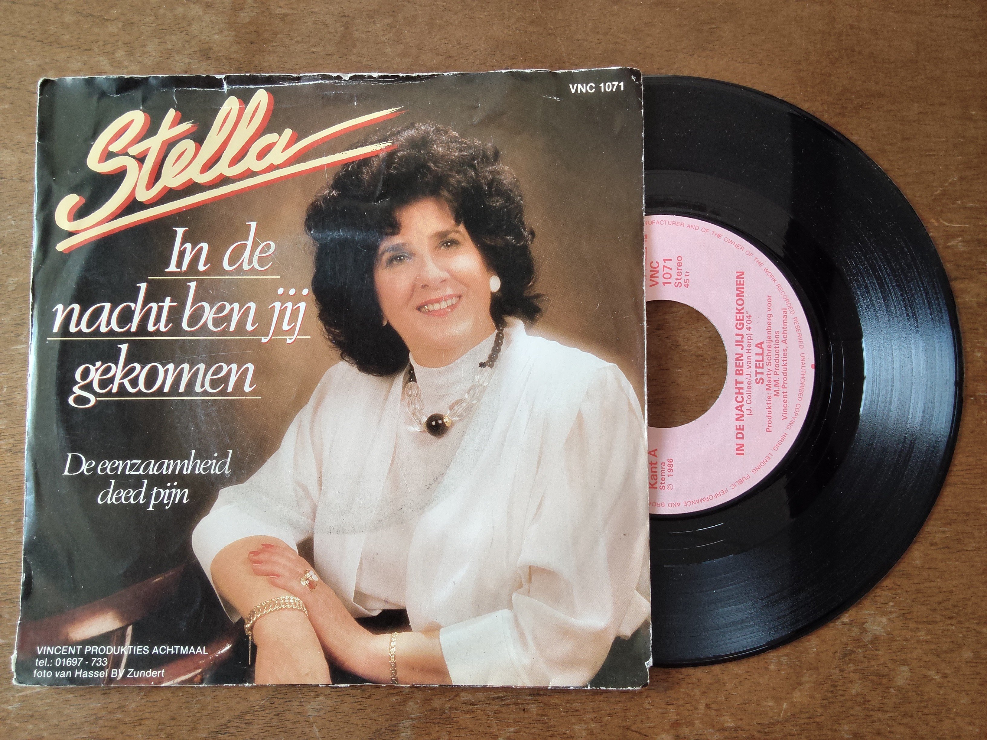 Stella met In de nacht ben jij gekomen 1986 Single nr S20256999