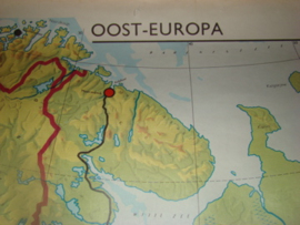 Landkaart Oost-Europa