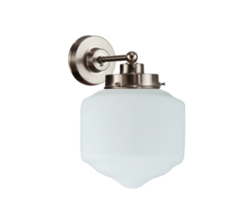 Wandlamp wandmini mat nikkel met opaal bol Zona nr 7Wm-473.00