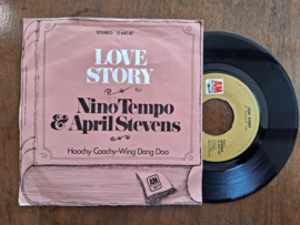 Nino Tempo & April Stevens met Love story 1972 Single nr S20232566