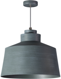 Hanglamp serie Grey d28cm h150cm vintage grijs nr 05-HL4441-99