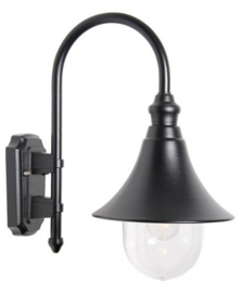 Buitenlamp wand serie Calice II zwart E27 nr FL704-10