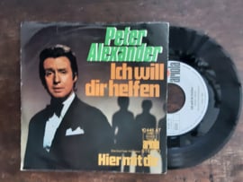 Peter Alexander met Ich will dir helfen 1971 Single nr S20245575
