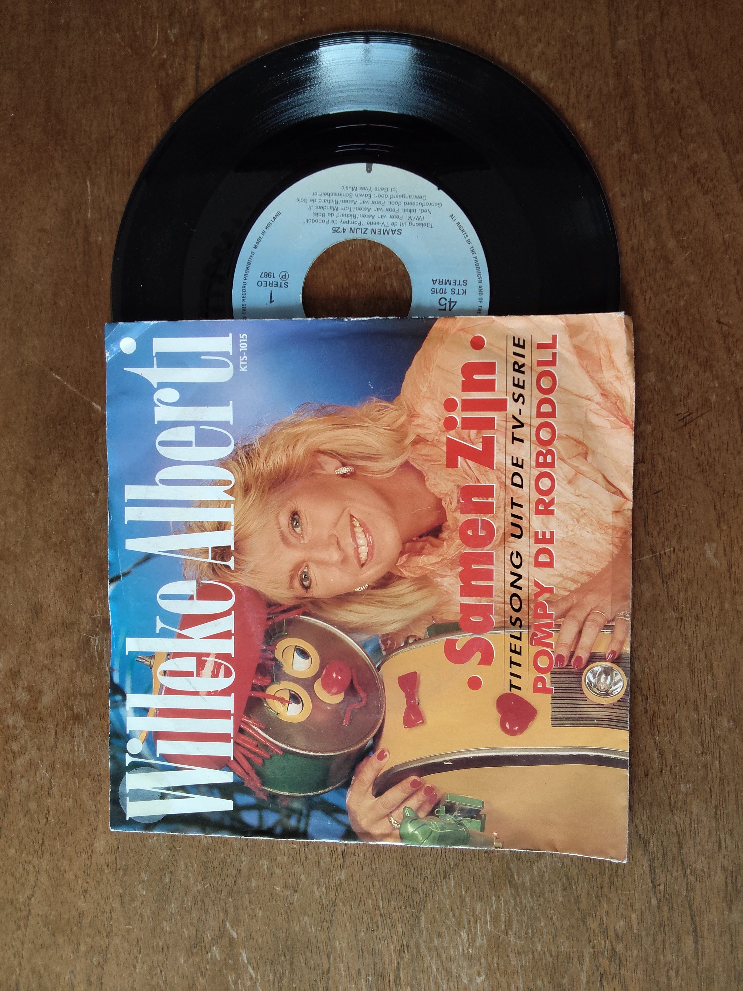 Willeke Alberti met Samen zijn 1987 Single nr S20256970