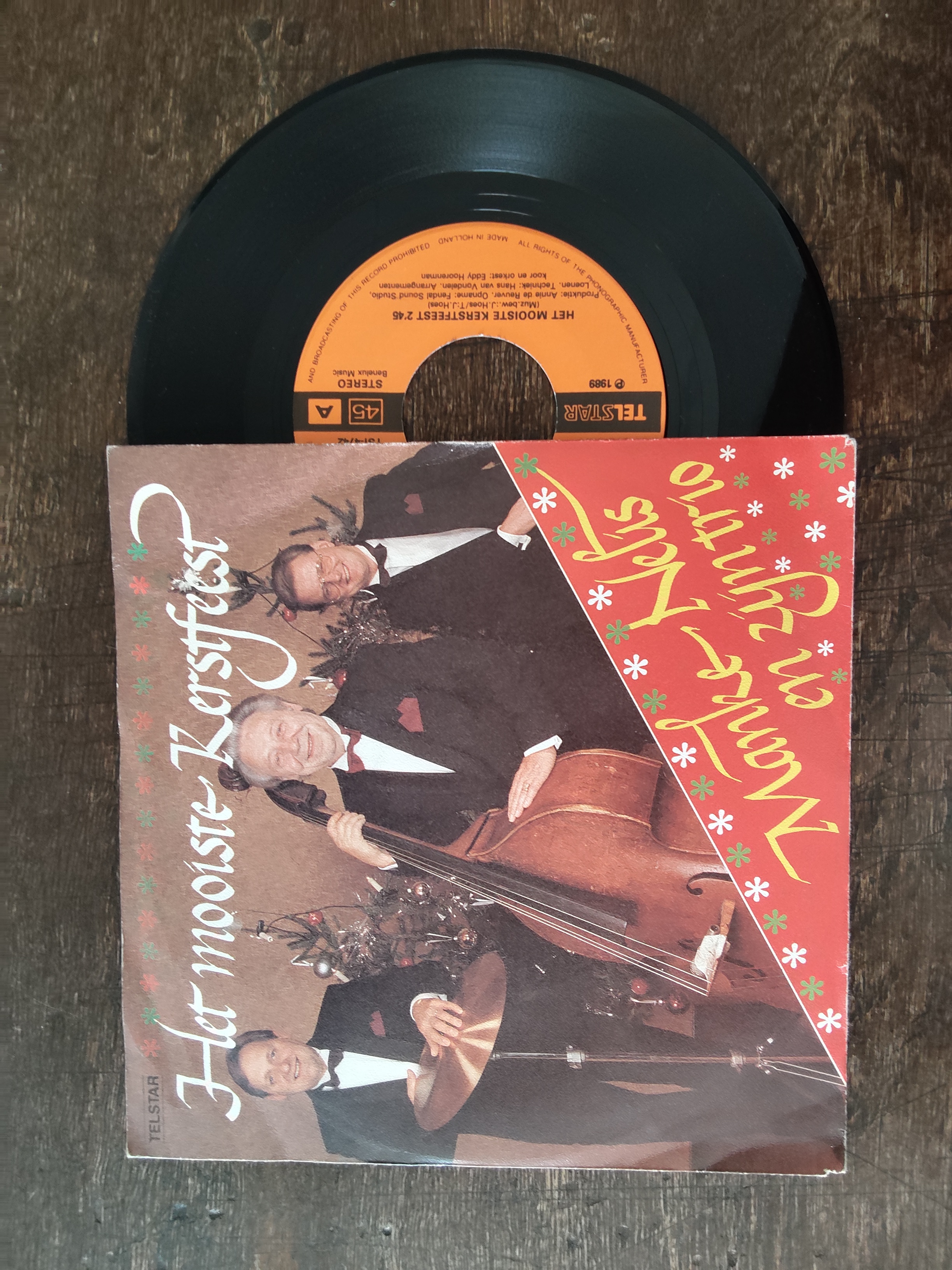 Manke Nelis met Het mooiste kerstfeest 1989 Single nr S20256923
