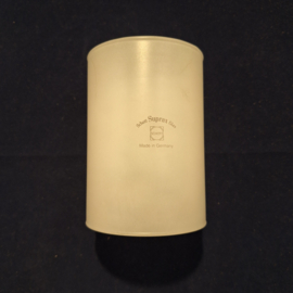 Lampenglas glaskap cilinder gesatineerd mat wit  82x115 nr A12976