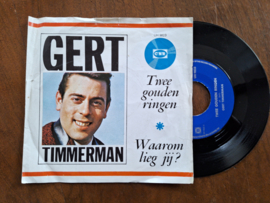 Gert Timmerman met Twee gouden ringen 1966 Single nr S20232320
