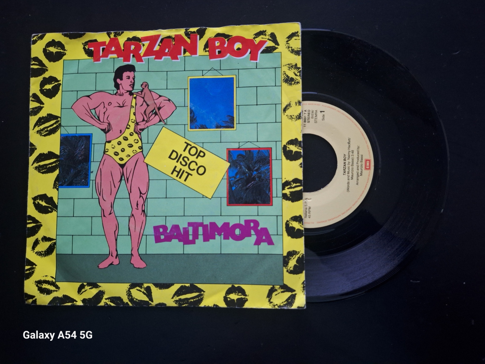Baltimora met Tarzan Boy 1985 Single nr S20232299