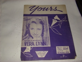Muziekblad Yours  Vera Lynn