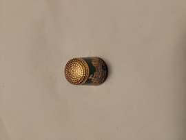 Vingerhoed metaal opdruk Monaco rondom opdruk 2,5cm hoog zonder doosje