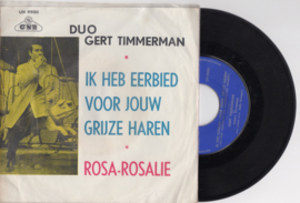 Duo Gert Timmerman met Ik heb eerbied voor jouw grijze haren 1963 Single nr S2020431