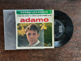 Adamo met Quand les roses 1964 Single nr S20245526