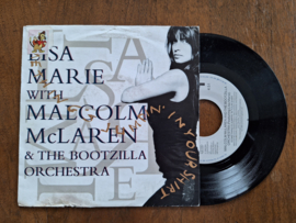 Malcolm McLaren and The Bootzilla orchestra Ft. Lisa Marie met Something's jumpin' in your shirt 1989 Single nr S20232599