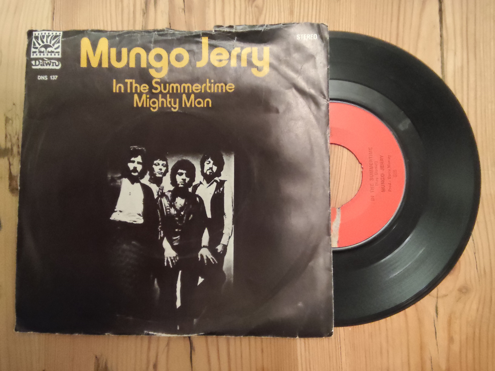 Mungo Jerry met In the summertime 1970 Single nr S2020315