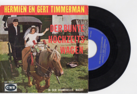 Hermien en Gert Timmerman met Der bunte hochzeitswagen 1965 Single nr S2021641