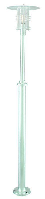 Buitenlamp staand h- 151/238cm gegalvaniseerd serie Selva nr: 3696