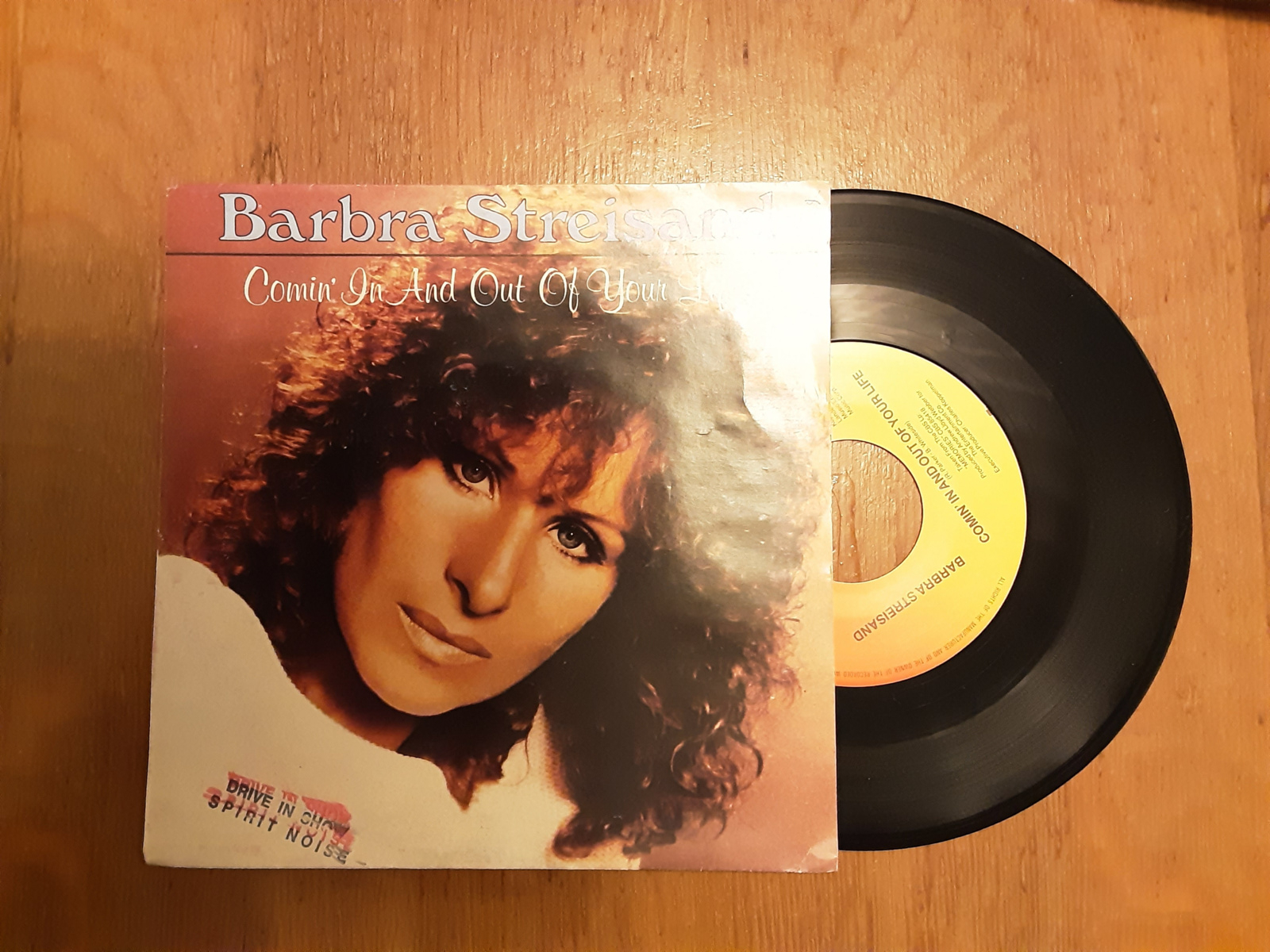 Barbra Streisand met Comin' in and out of your life 1981 Single nr S20246019