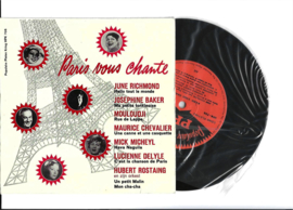 Paris vous chante met o.a June richmon en Hubert Rostaing 19?? Single nr S202110612