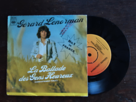 Gerard Lenorman met La ballade des gens heureux 1975 Single nr S20245761