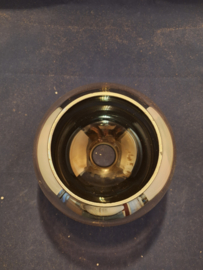 3/4 bol zwarte bovenkant goud/amber spiegelglas onder GT4 nr SP1513