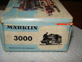 Marklin tenderlokomotiv 3000 compleet met doosje.