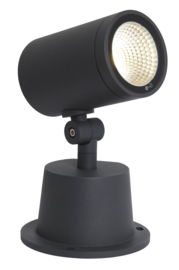 Buitenlamp grondspot antraciet LED 30W kantelbaar 3jr garantie nr 401222