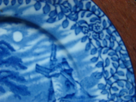 Antiek bordje ye old foley ware Fenton James Kent