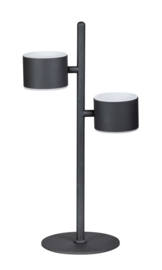 Tafellamp model Prince 2-lichts G9 verstelbaar zwart nr 05-TL3230-30