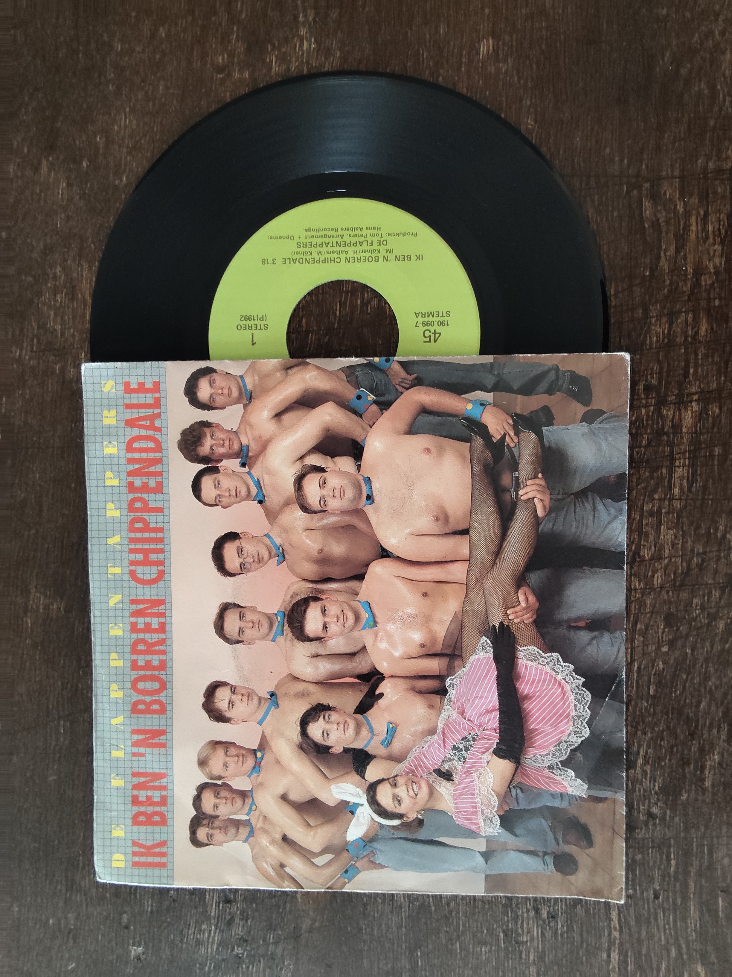 De Flappentappers met Ik ben 'n boeren Chippendale 1991 Single nr S20256919