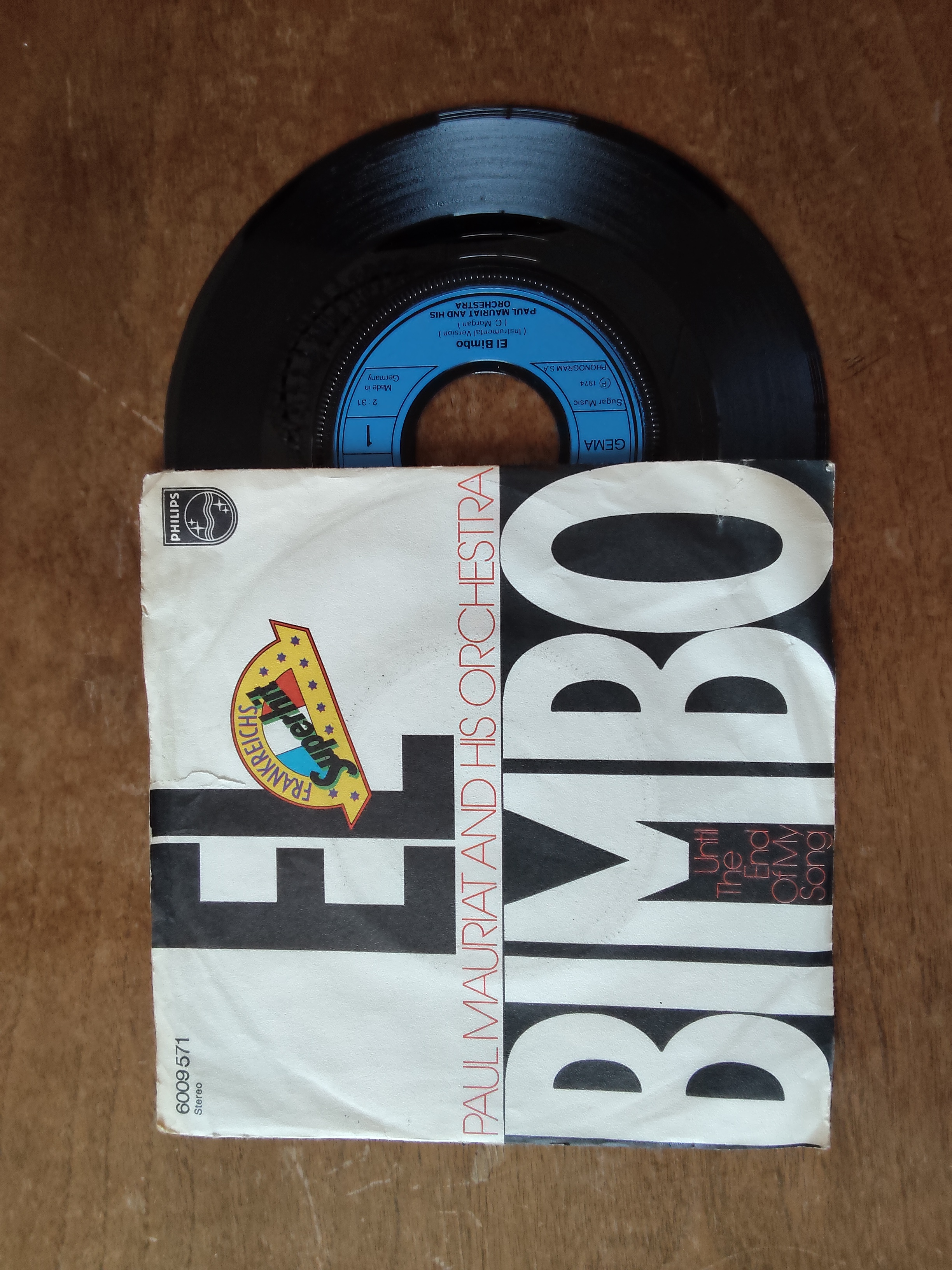Paul Mauriat and his orchestra met El bimbo 1974 Single nr S20256940