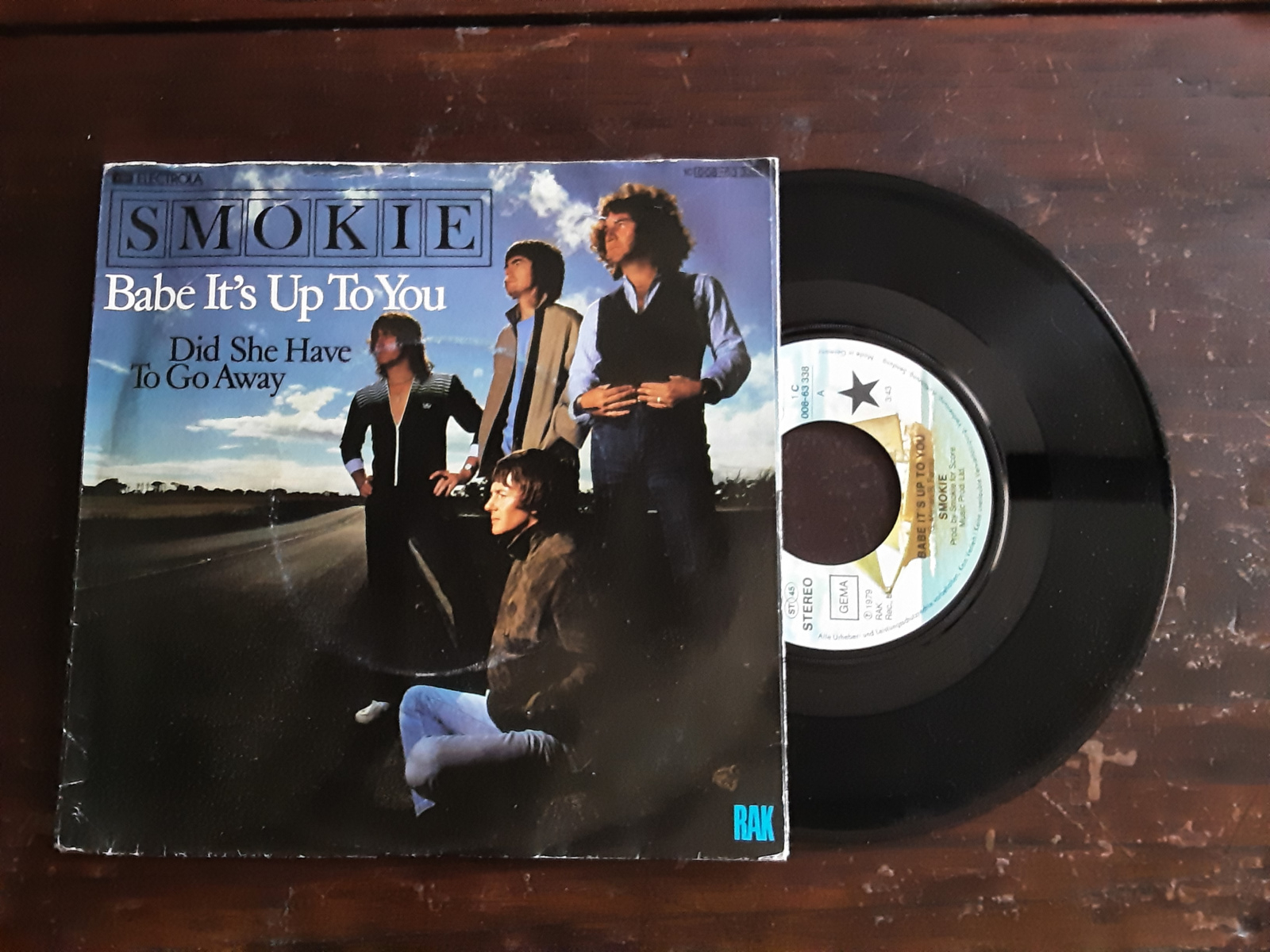 Smokie met Babe it's up to you 1979 Single nr S20245995