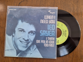 Leo Sayer met When I need you 1976 Single nr S20232838