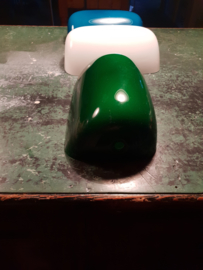 Machinaal buroglas voor bureaulamp groen nr 1420.30