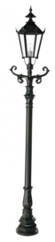 Buitenlamp combinatie mast h207cm serie Nuova nrs 1506+1515+1565