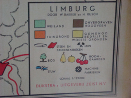 Landkaart van Limburg