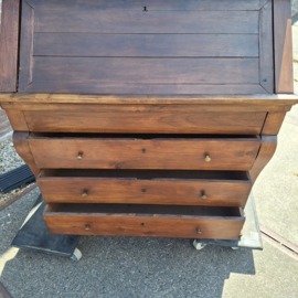 Franse antieke vruchtenhouten klepsecretaire omstreeks 1880-1890 nr B202642