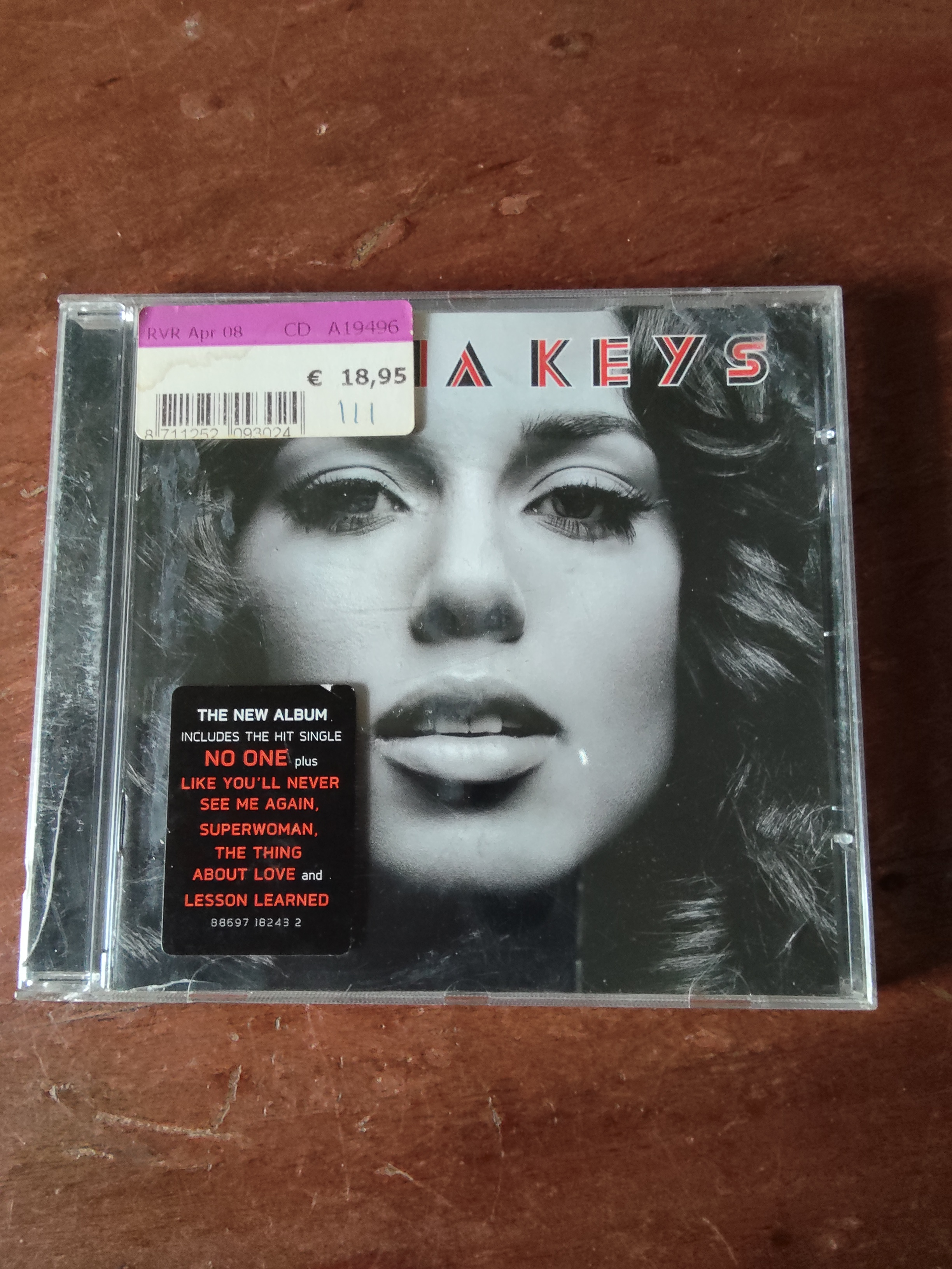 Alicia Keys met As I am 2007 CD nr CD20251214