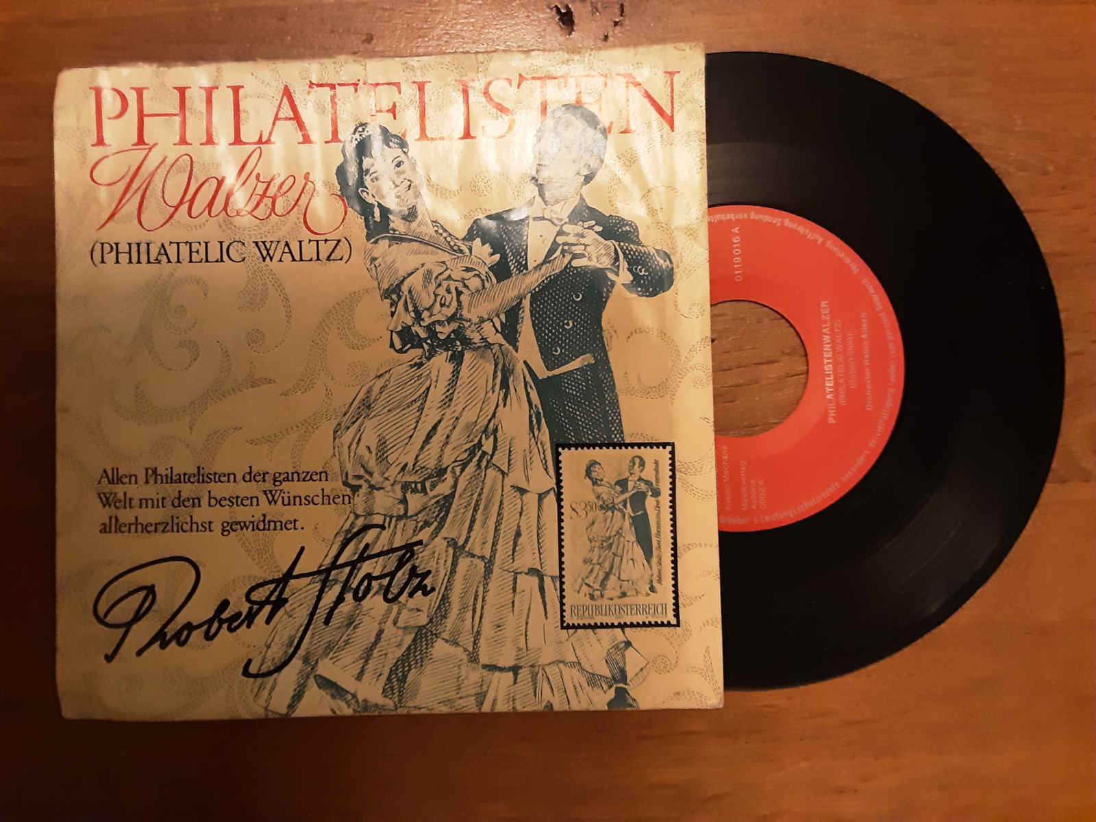 Robert Stolz met Philatelistenwalzer 1973 Single nr S20245998