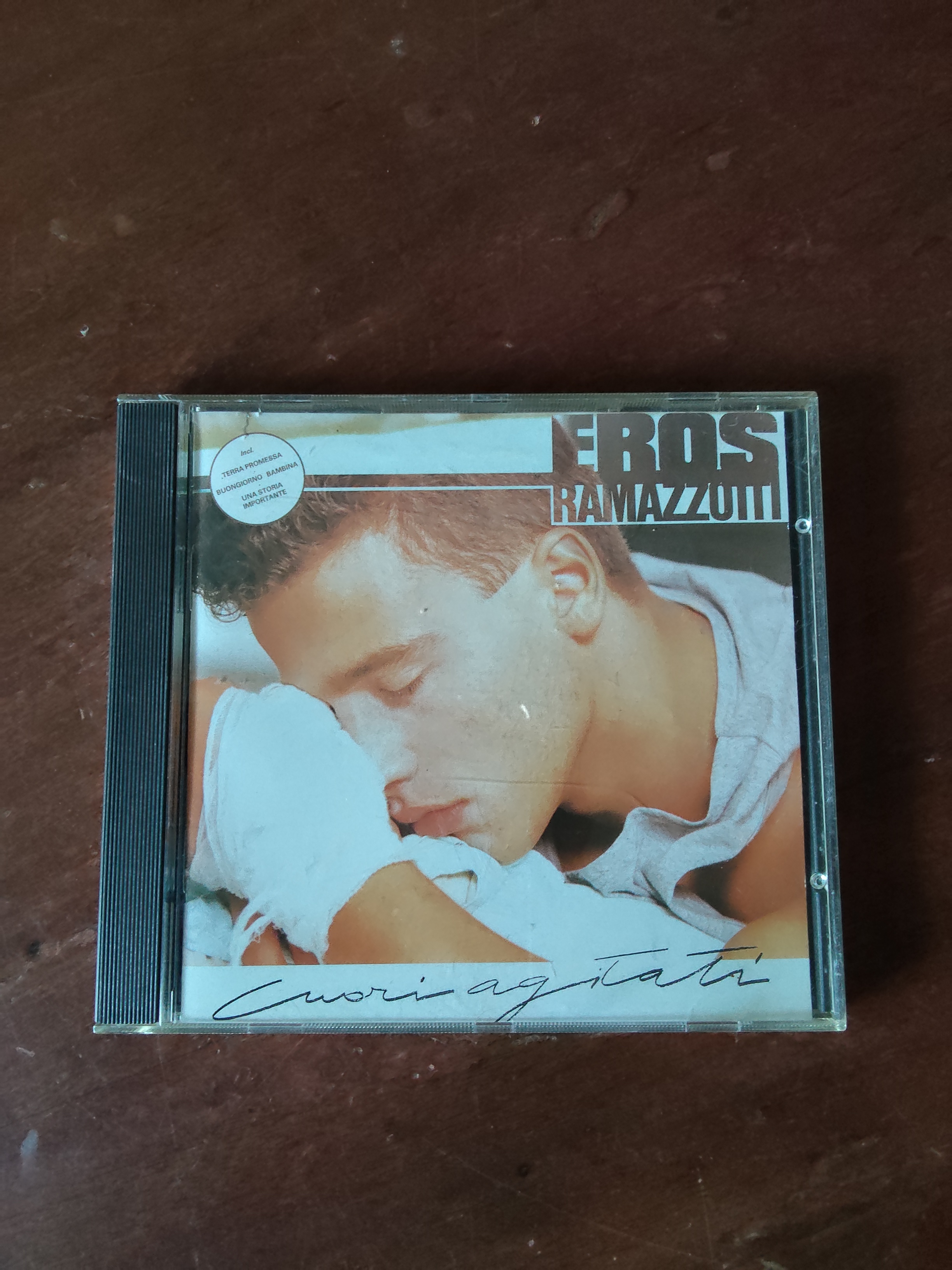 Eros Ramazzotti met Cuore agitatie 1985CD nr CD20251173