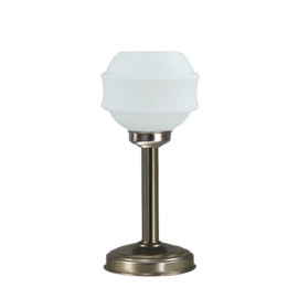 Tafellamp uplight strak bs20 h36cm opaal Bonbon kap nr 7Tu-445.00