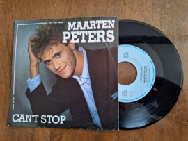 Maarten Peters met Can't stop 1985 Single nr S20232346