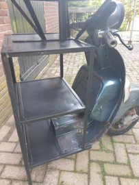 Scooter statafel blad dia-62cm hoog-112cm met opbergvakken nr30022