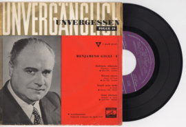 Benjamino Gigli met unverganglich unvergessen folge 19 1957 Single nr S2020340