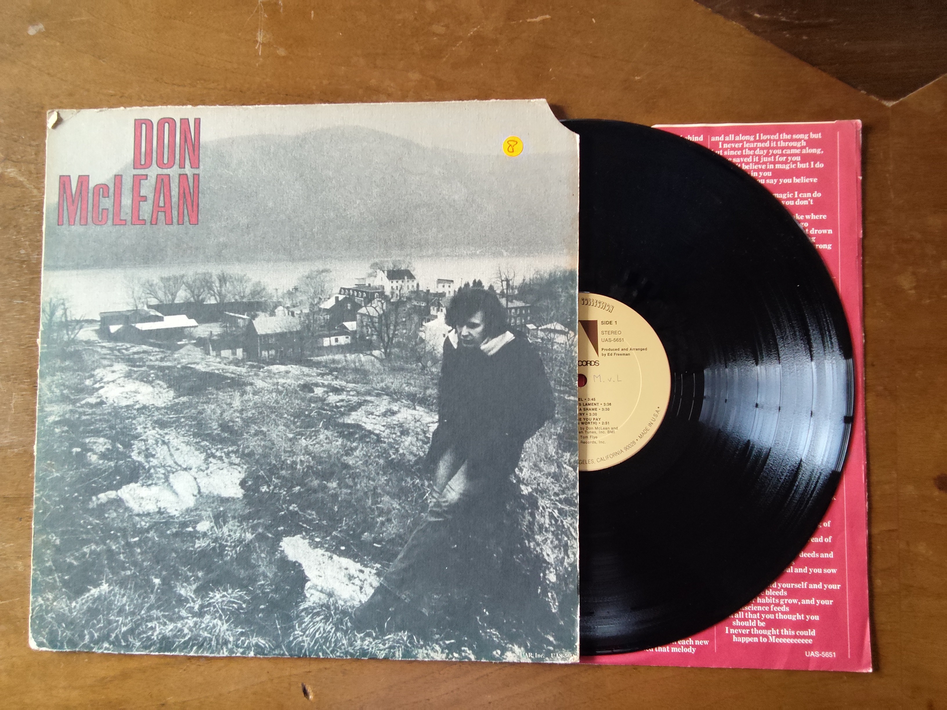Don McLean met Don McLean 1972 LP nr L20251369