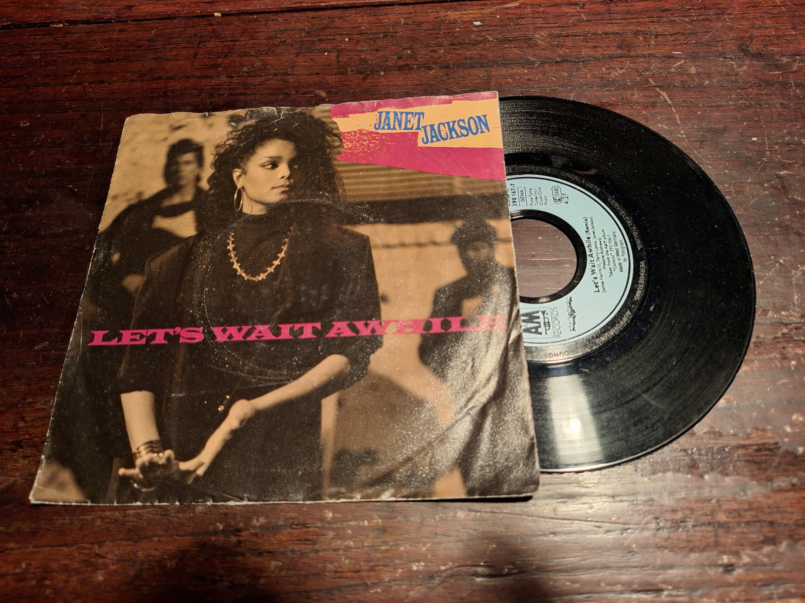 Janet Jackson met Let's wait a while 1987 Single nr S20233733