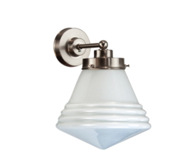 Wandlamp wandmini mat nikkel met opaal bol Philips nr 7Wm-321.00